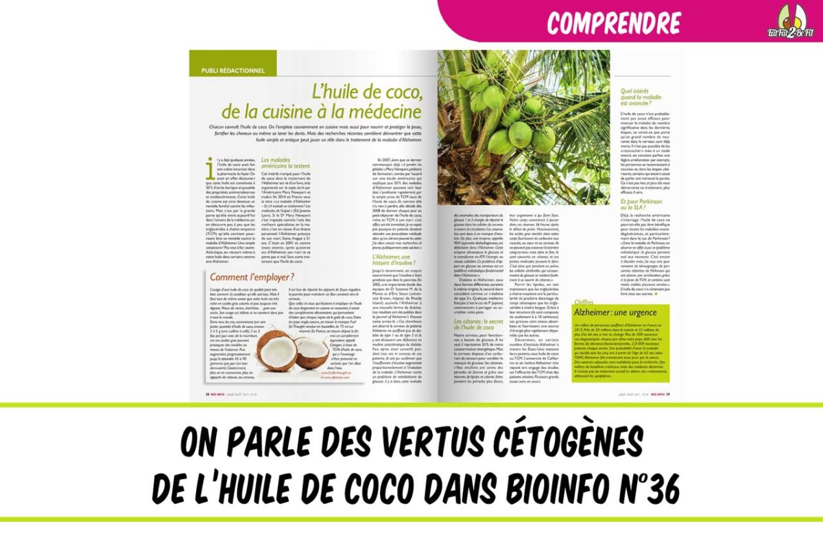 on parle des vertus de la coco régime cétogène bioinfo 36