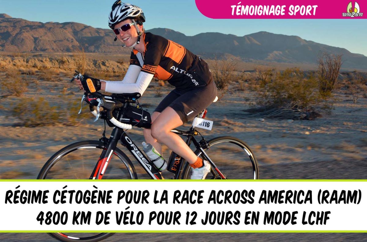 témoignage sport régime cétogène vélo race across america raam