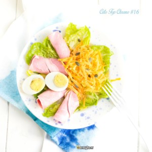 #16 oeuf - jambon blanc - mimolette - salade - graine de courge - vinaigrette