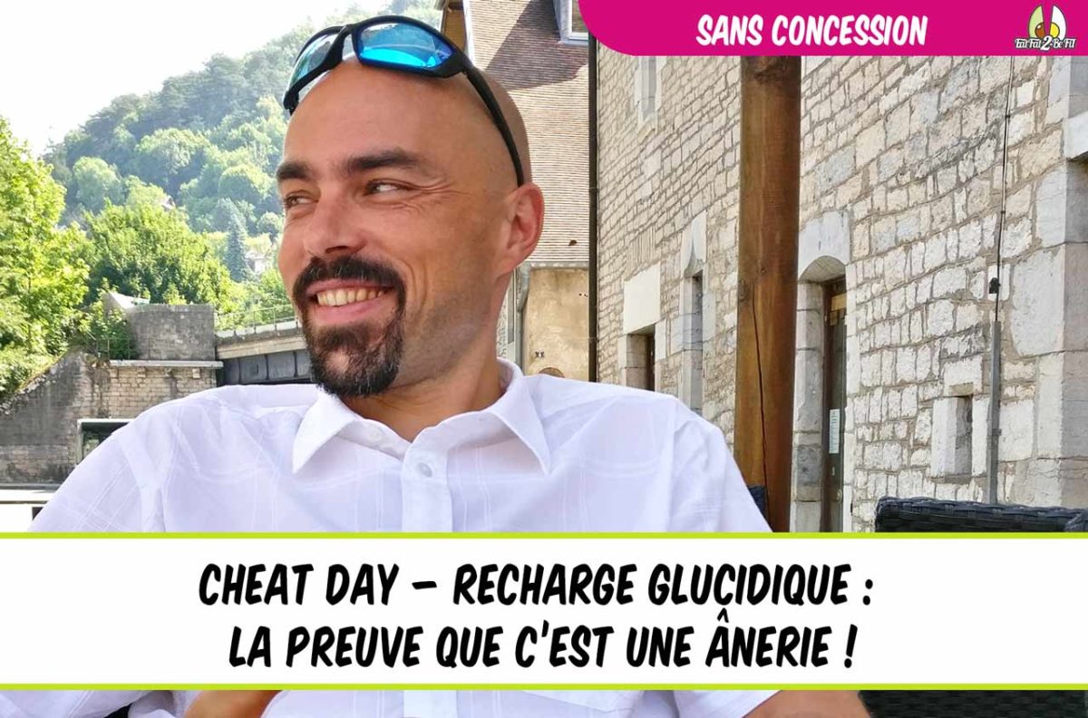 eatfat2befit ulrich génisson sans concession cheat day recharge glucidique