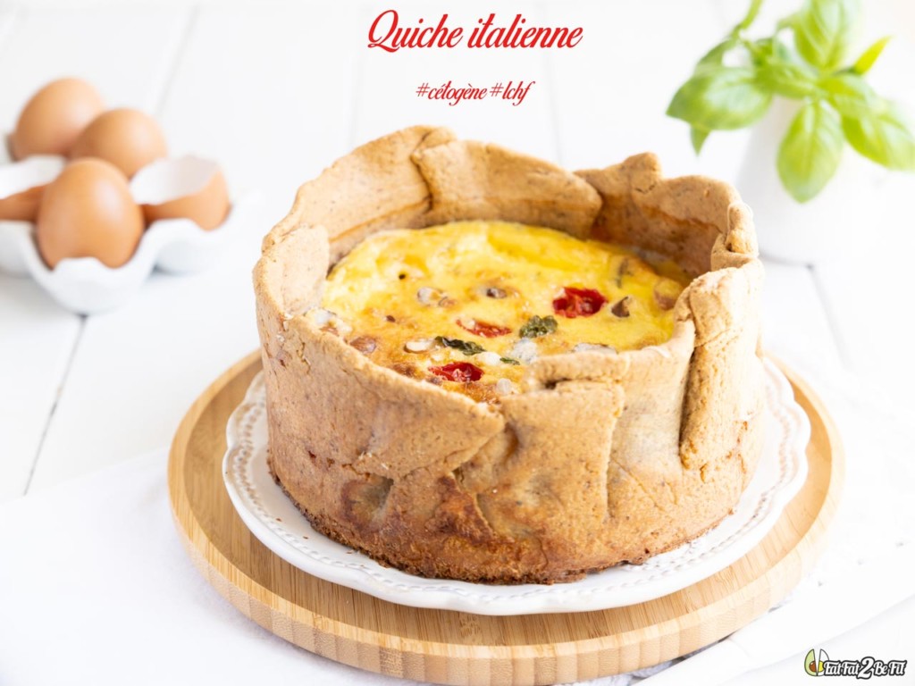 Recette de quiche cétogène italienne