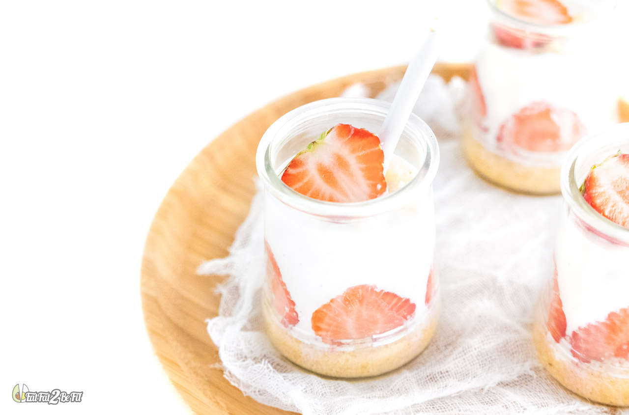 EatFat2Befit-Recette cétogène Petit suisse minute tarte aux fraises